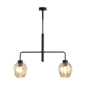 Lukka 2 black/amber 1165/2 lampa sufitowa żyrandol nowoczesny klosze