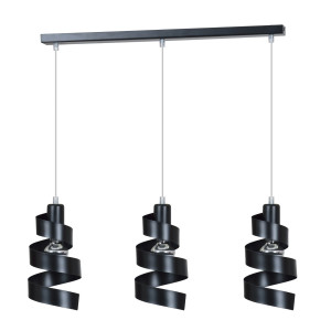Saga 3 black 352/3 lampa wisząca sufitowa najnowszy design czarna
