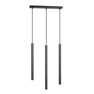 Selter 3 black 552/3 designerski spot wiszący halogen punktowy tuby czarne długie