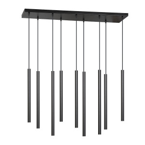 Selter 9 black 552/9 designerski spot wiszący halogen punktowy tuby czarne długie