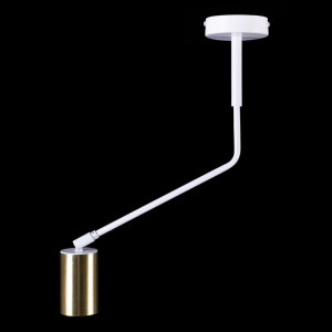 Verno 1 white 656/1 nowoczesny spot sufitowy regulowane reflektory dużo światła biało-złoty