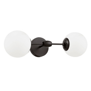 Lampa ścienna kinkiet loftowy czarno-biały zodiak w2
