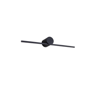 Modern slim kinkiet m czarny