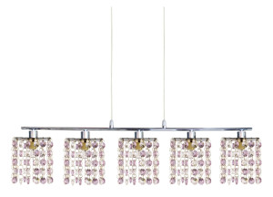 Classic zwis 5x40w g9 fioletowy