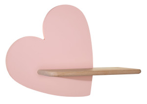 Heart lampa kinkiet 5w led 4000k iq kids różowy