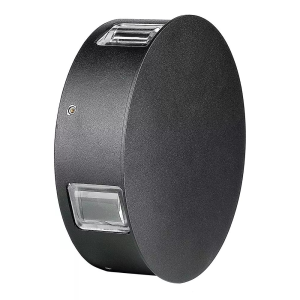 Oprawa ścienna v-tac 3w led ip65 czarna okrągła vt-706 3000k 428lm