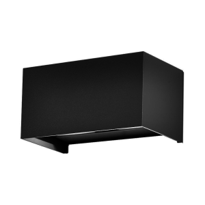 Oprawa ścienna v-tac 24w led góra dół ip65 czarna vt-8125 3000k 2720lm