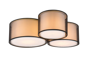 Nowoczesny plafon trio burton 611490332