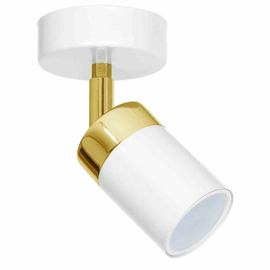 Kinkiet joker white/gold 1xgu10 milagro