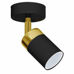 Kinkiet joker black/gold 1xgu10 milagro