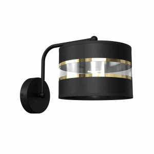 Kinkiet ultimo black 1xe27 milagro