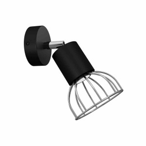 Kinkiet dante black/silver 1x mini gu10 milagro