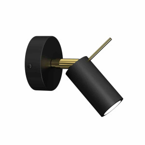 Kinkiet preston gold/black 1x mini gu10 milagro
