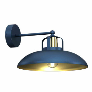 Kinkiet felix navy blue/gold 1xe27 milagro