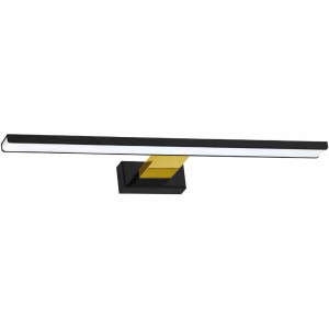 Kinkiet shine black/gold 60cm 13,8w led milagro