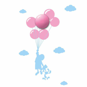 Lampka dziecięca balloons 0,6w led milagro