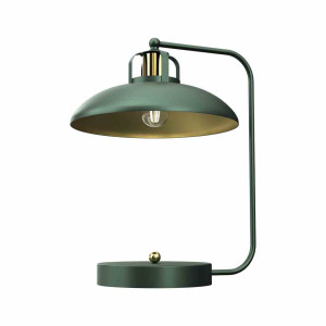 Lampka biurkowa felix green/gold 1xe27 milagro