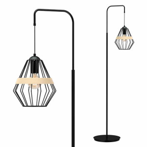 Lampa stojąca cliff black 1xe27 milagro