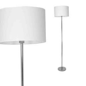 Lampa stojąca casino white/chrome 1xe27 milagro