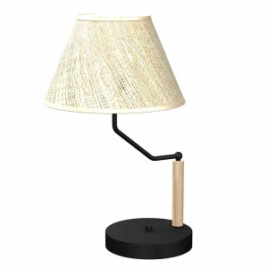 Lampka stołowa etna black 1xe27 milagro