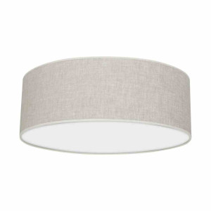 Lampa sufitowa lino biel / len 3xe27 milagro