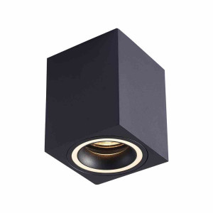 Bima ring square black 1xgu10 eko-light