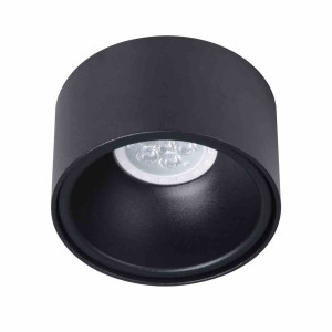 Oprawa podtynkowa bali round black milagro