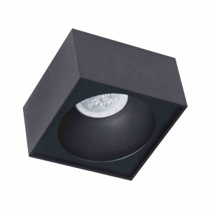 Oprawa podtynkowa bali square black milagro
