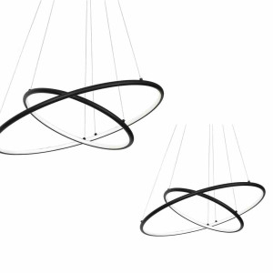 Lampa wisząca orion black 53w led milagro