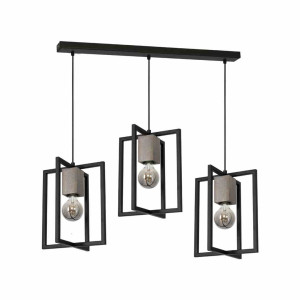 Lampa wisząca ralph 3xe27 milagro