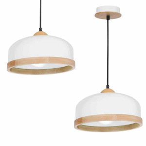 Lampa wisząca studio white 1xe27 milagro