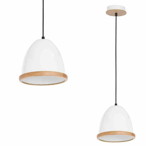 Lampa wisząca studio white 1xe27 milagro