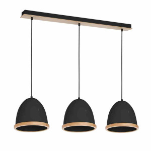 Lampa wisząca studio black 3xe27 milagro