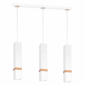 Lampa wisząca vidar white 3xgu10 milagro