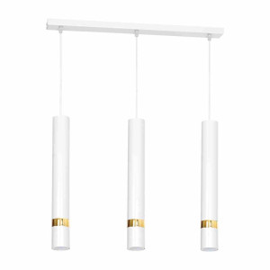 Lampa wisząca joker white/gold 3xgu10 milagro
