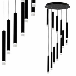 Lampa wisząca carbon 12w led milagro