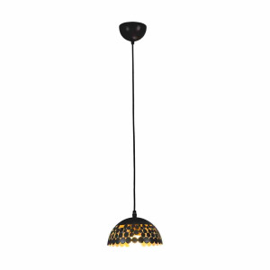 Lampa wisząca lisa black 1xe27 milagro