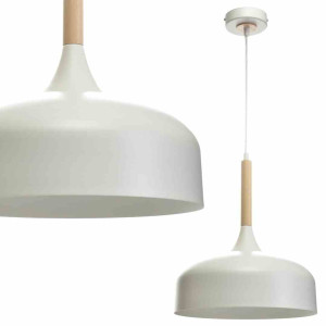 Lampa wisząca taylor white 1xe27 60w milagro