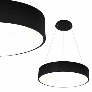 Lampa wisząca ohio black 24w led milagro