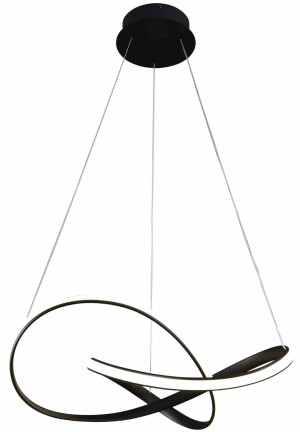 Lampa wisząca cappio black 36w led milagro
