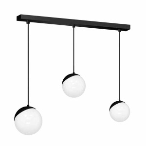 Lampa wisząca sfera black 3xe14 milagro