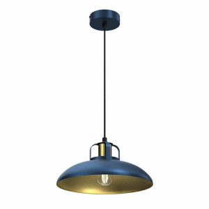 Lampa wisząca felix navy blue/gold 1xe27 milagro