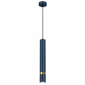 Lampa wisząca joker navy blue/gold 1xgu10 milagro