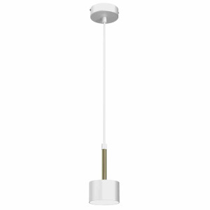 Lampa wisząca arena white/gold 1xgx53 milagro