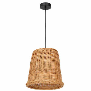 Lampa wisząca vimini natural wood 1xe27 milagro