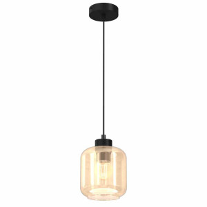 Lampa wisząca sombra amber 1xe27 milagro