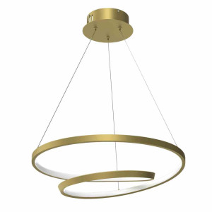 Lampa wisząca lucero gold 48w led milagro