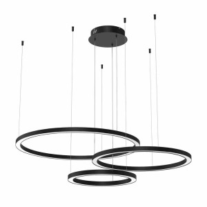 Lampa wisząca galaxia black 85w led milagro