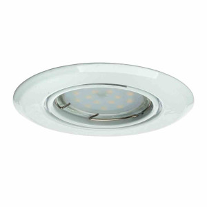 Oczko okrągłe gu10 1x5w led białe eko-light