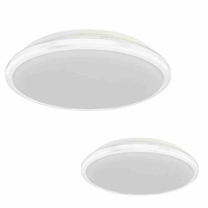 Plafon terma white 18w led ip44 ø280 mm milagro